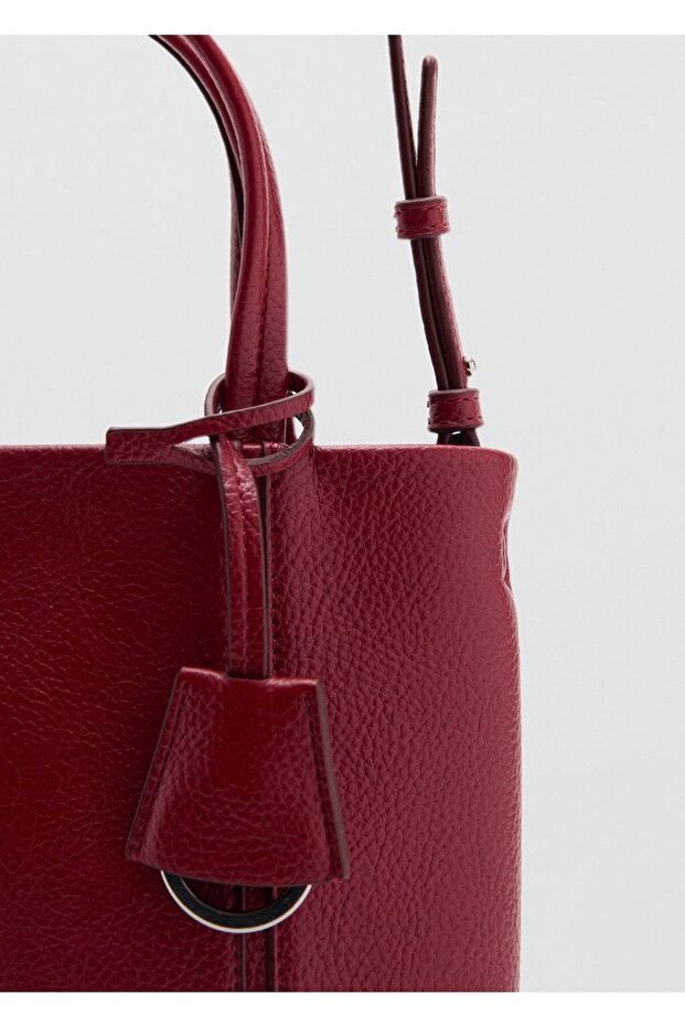 Saplı mini dikdörtgen çanta - 3