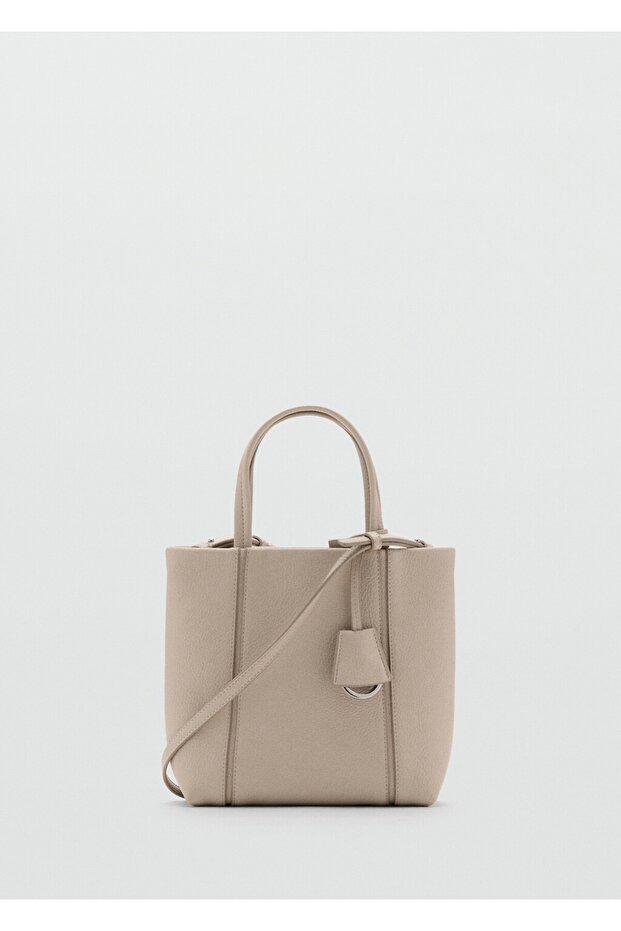 Saplı mini dikdörtgen çanta - 2