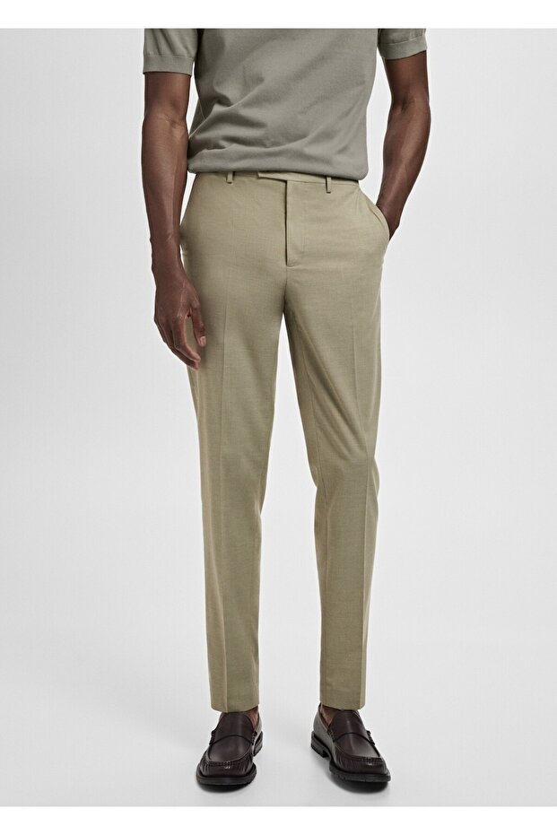 Milan slim fit kumaş pantolon - 1