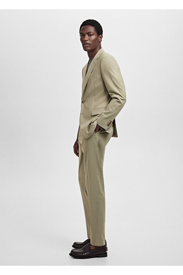 Milan slim fit kumaş pantolon - 7