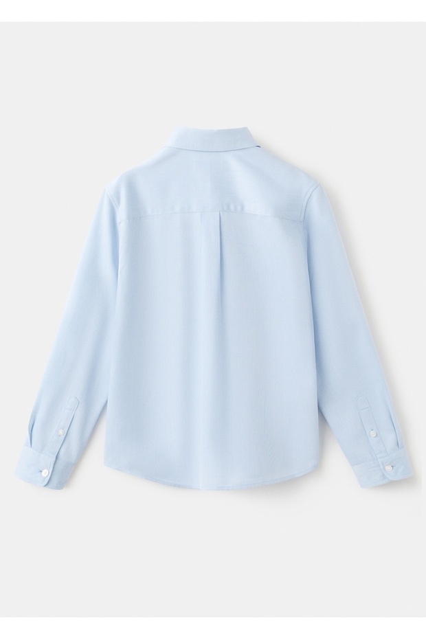 Pamuklu pike gömlek - 2