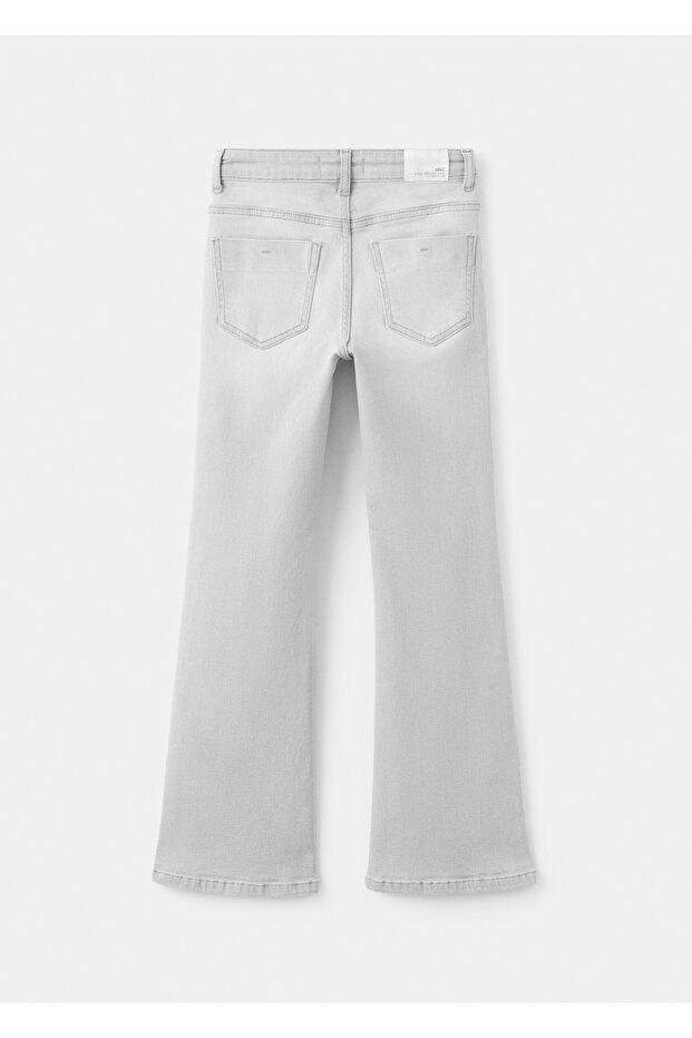 İspanyol paça cepli jean pantolon - 2