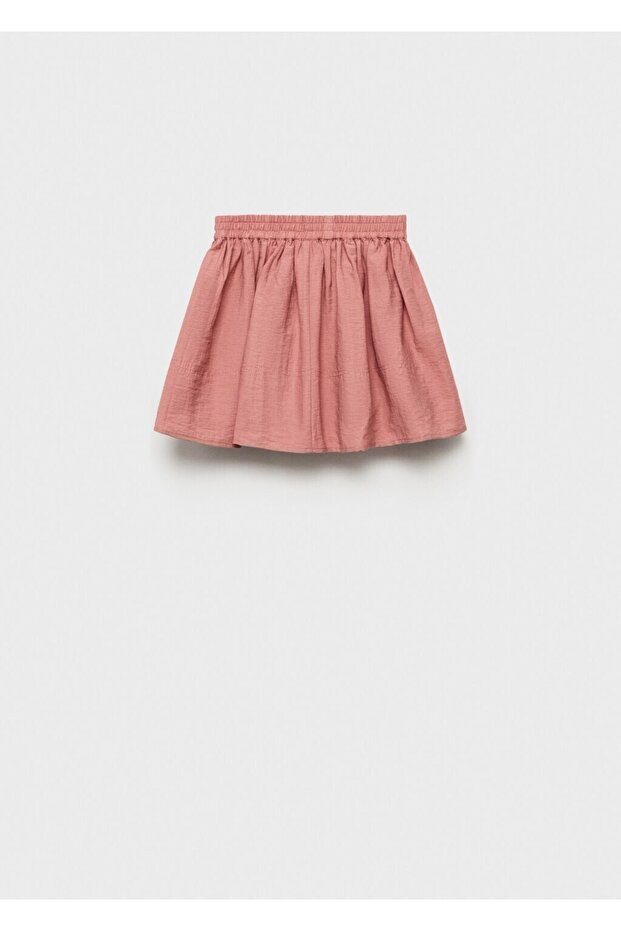 Leinenrock mit elastischem Bund - 2