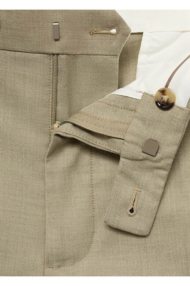Milan slim fit kumaş pantolon - 5