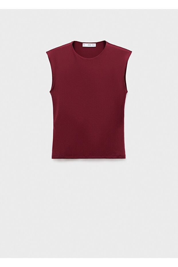 Dar kesim askılı t-shirt - 3