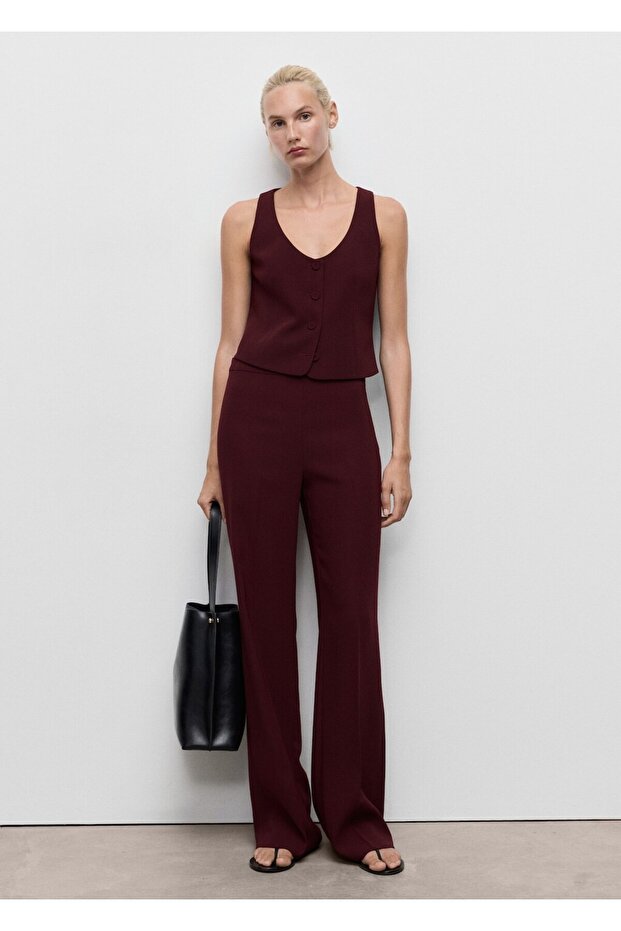 Düğmeli takım yelek - 2