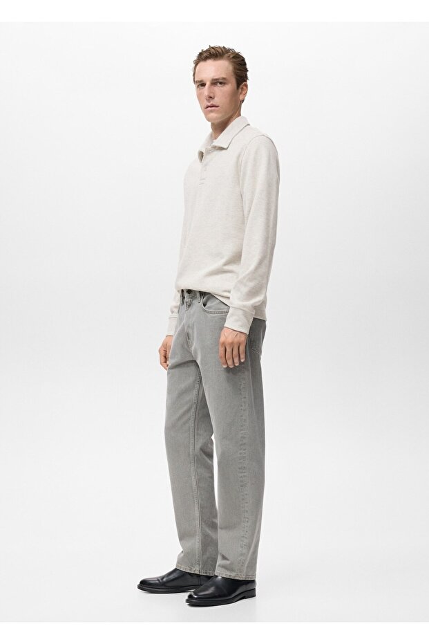 Regular kesim polo sweatshirt - 7