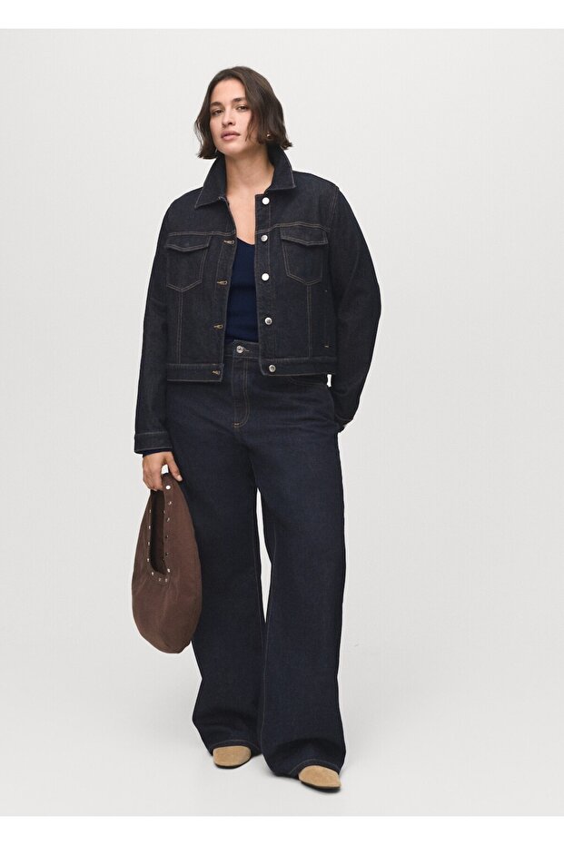 V yaka lastik örgü kazak - 8