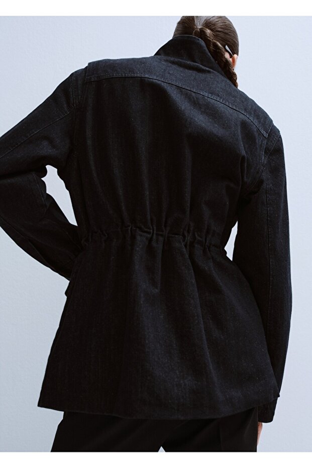 Oversize cepli denim parka - 4