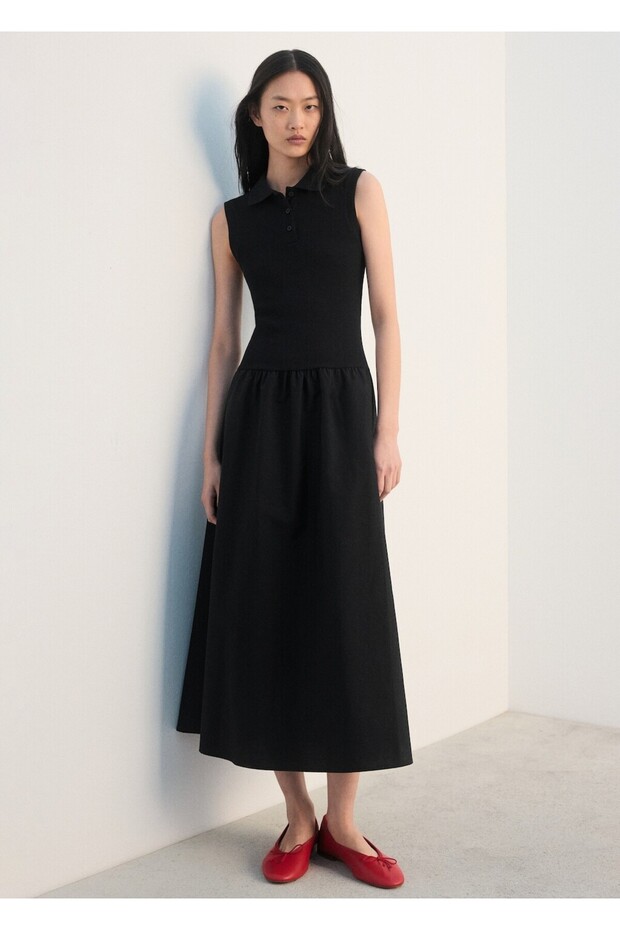 Polo yaka elbise - 2