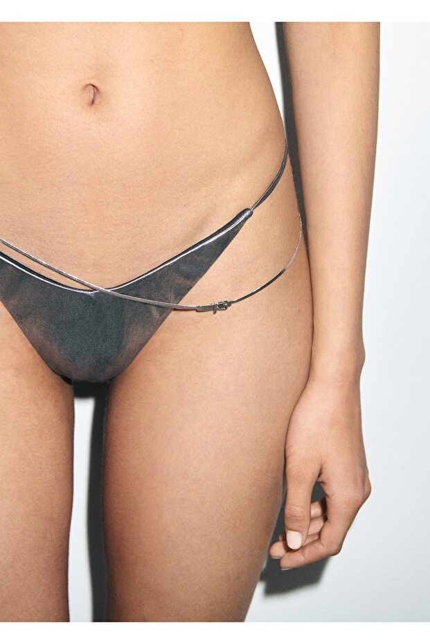 Metalik bikini altı - 6