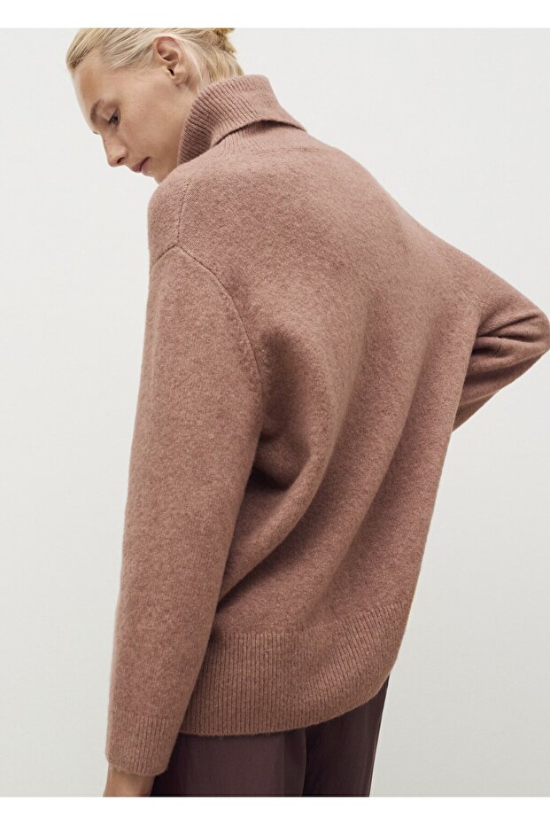 Boğazlı örgü kazak - 4