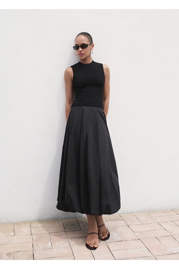 Dokuma krep bluz - 2