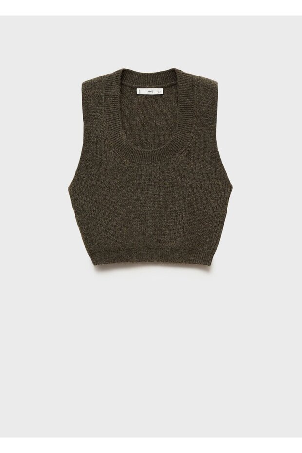 Triko cropped bluz - 3