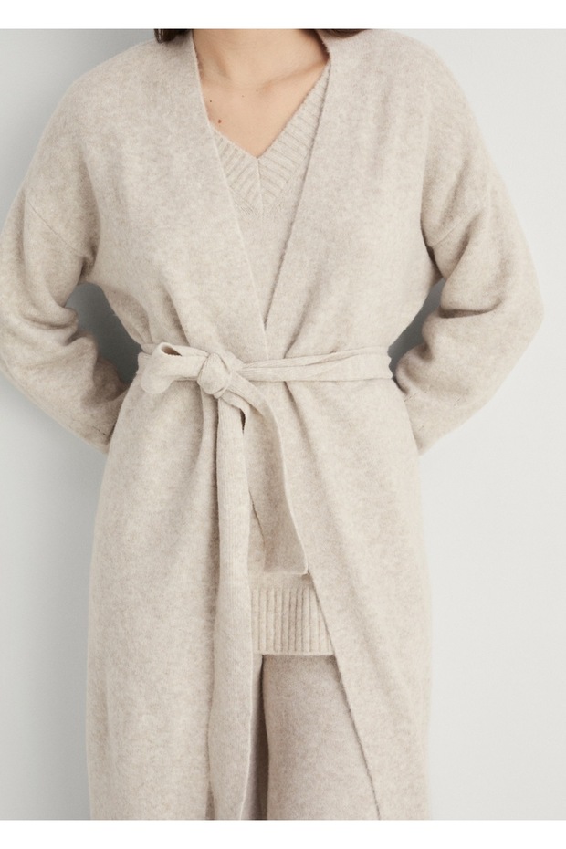 Uzun triko hırka - 1