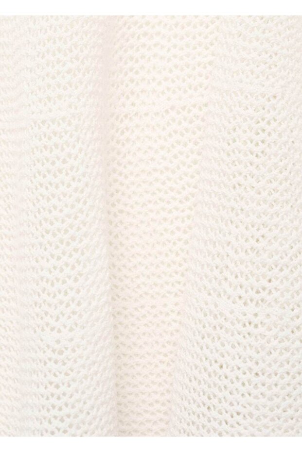 Volanlı triko bluz - 8