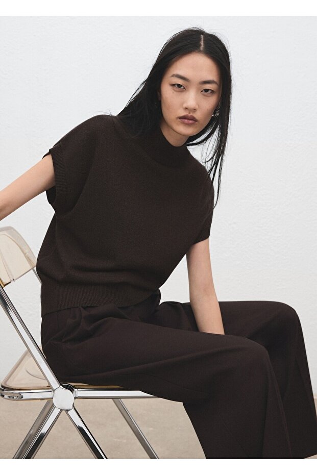 Kısa kollu simli kazak - 7