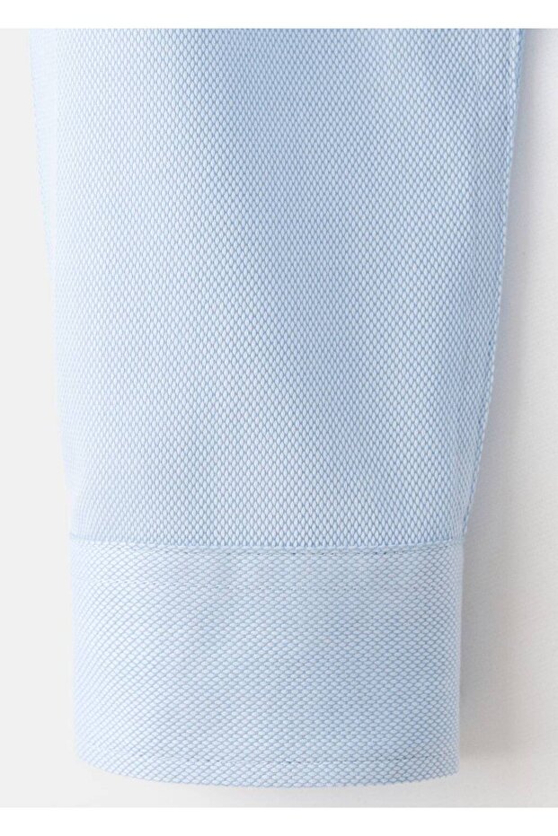 Pamuklu pike gömlek - 5