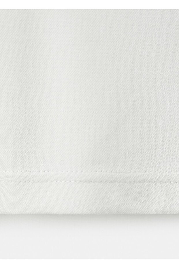 Pamuklu pike polo gömlek - 5