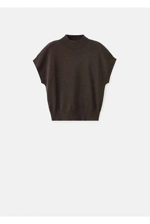 Kısa kollu simli kazak - 3