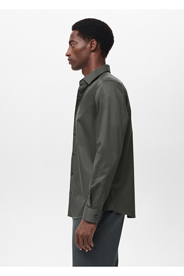 Comfort stretch non-iron gömlek - 7