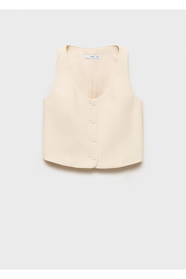 Düğmeli takım yelek - 3