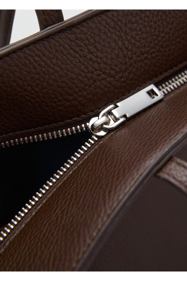 Çift saplı shopper çanta - 6