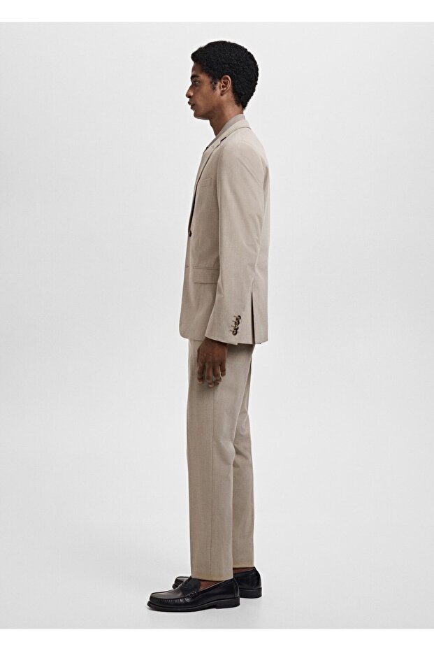 Streç kumaştan süper dar kesim blazer ceket - 7