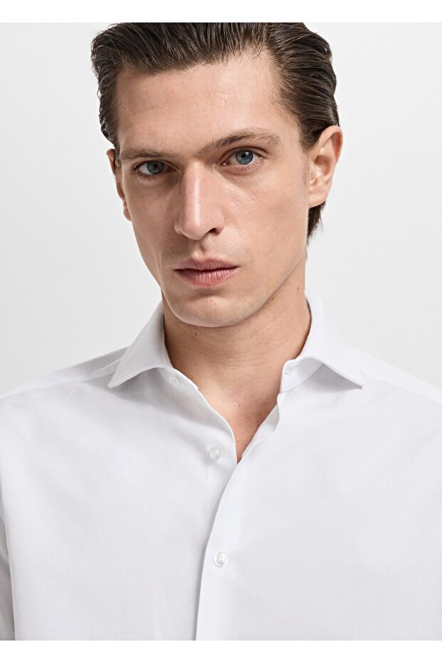 %100 pamuklu kumaş gömlek - 6