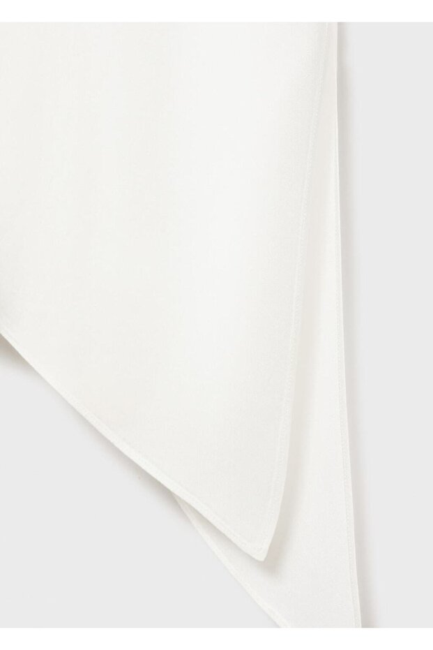 Saten asimetrik bluz - 6