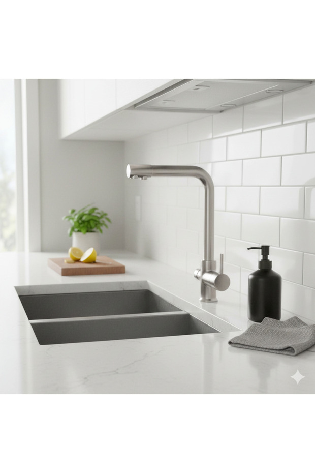 Inox Colorful 3 Way Hot-Cold- Purification Kitchen Sink Faucet with Water Inlet 2 Year Warranty