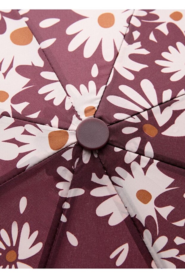 Çiçek desenli şemsiye - 4