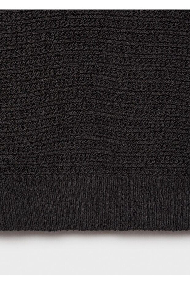 Kroşe pamuklu polo gömlek - 5