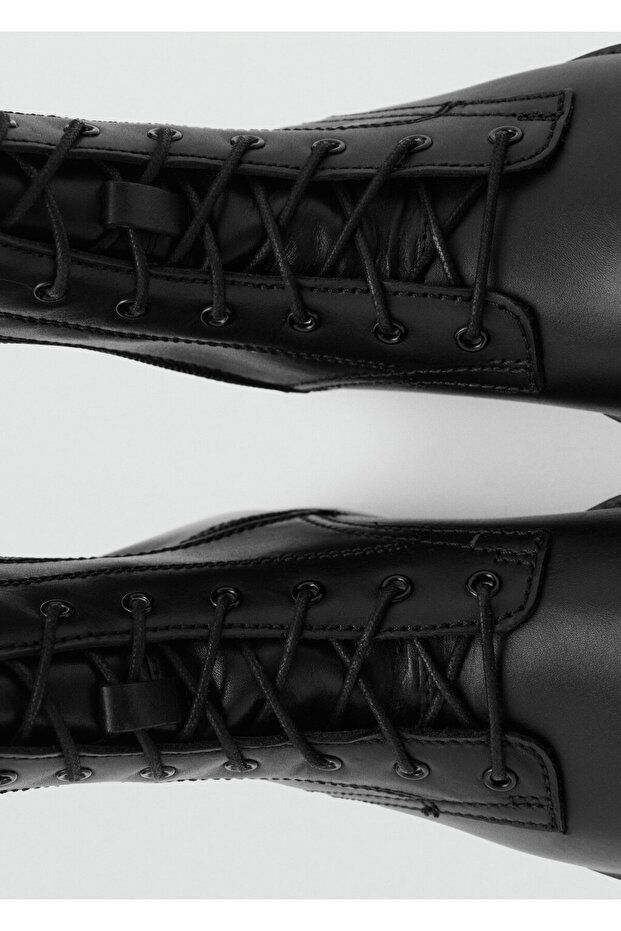 Bağcıklı deri bot - 6