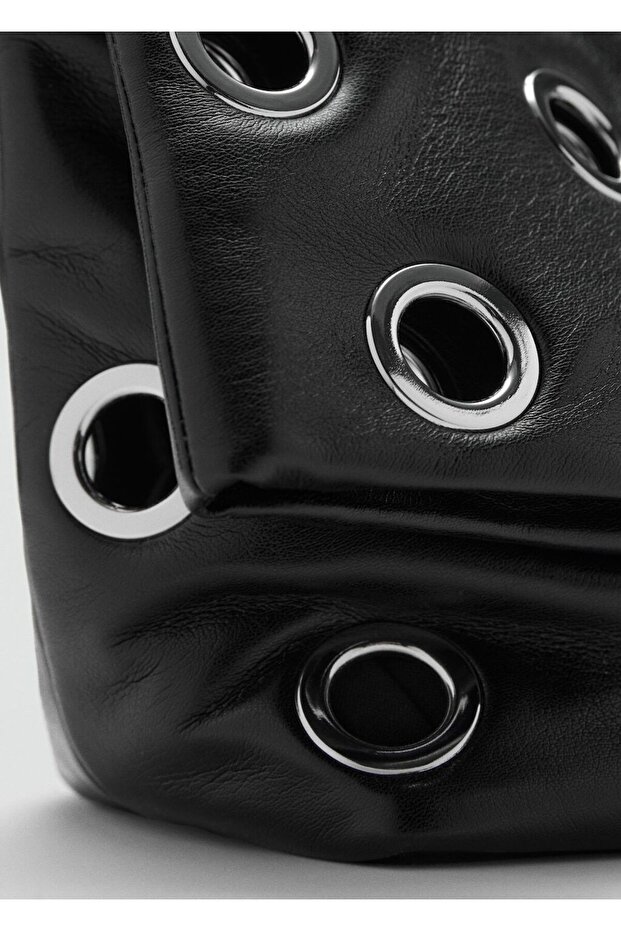 Delik detaylı çapraz çanta - 4