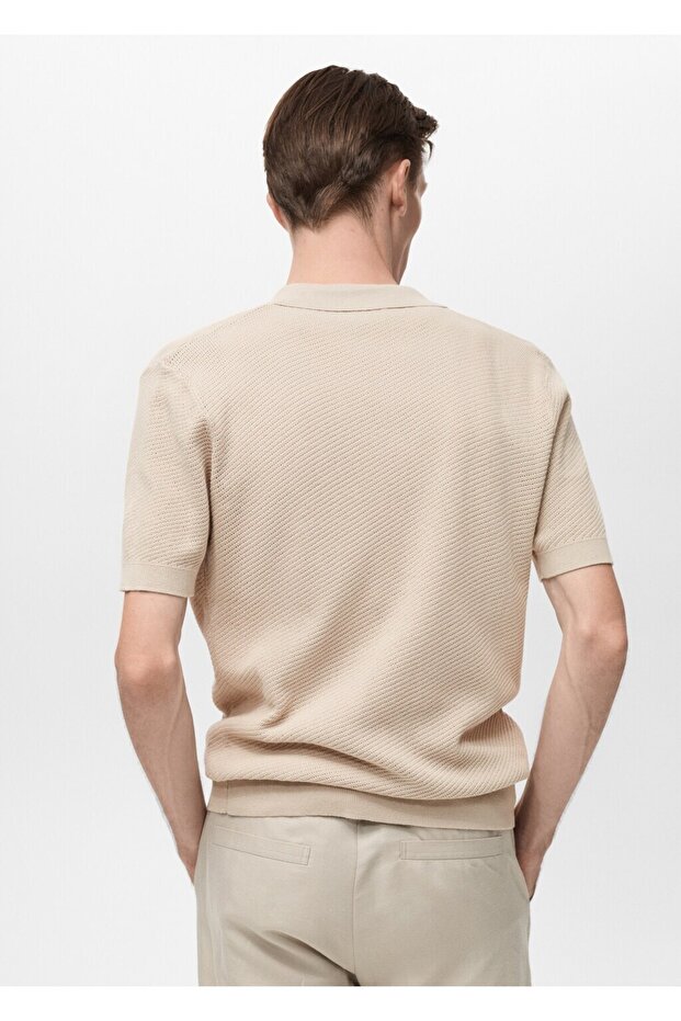 Kalıplı triko gömlek - 4