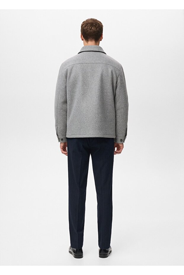 Kapitone kumaş ceket - 4