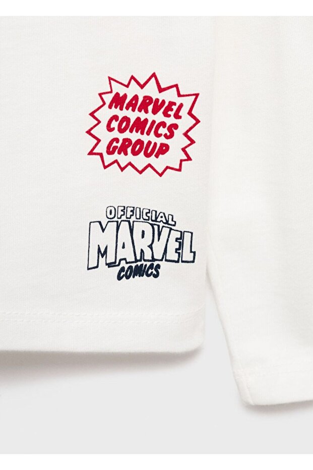 Marvel baskılı tişört - 6