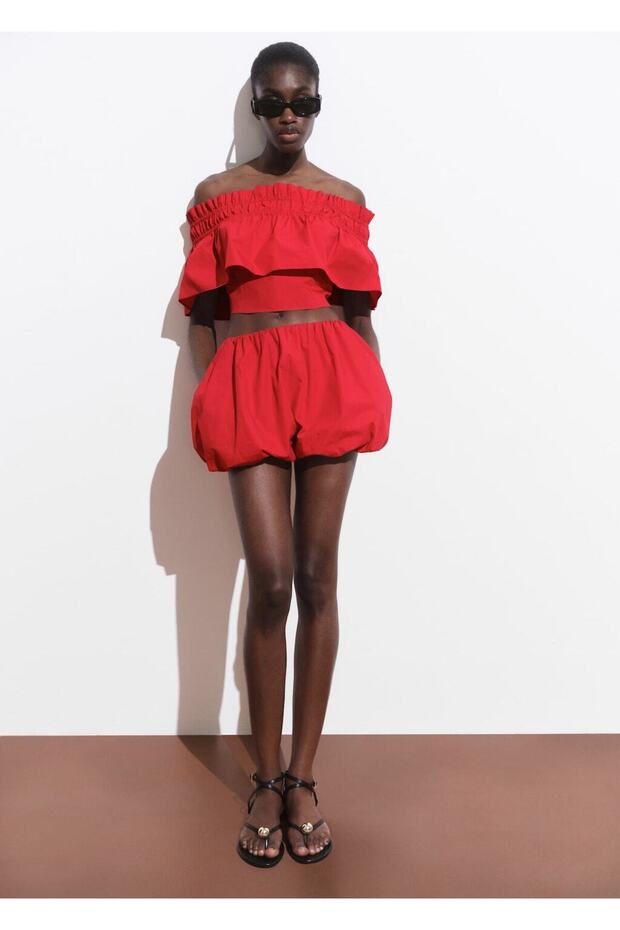 Mini balon şort - 7