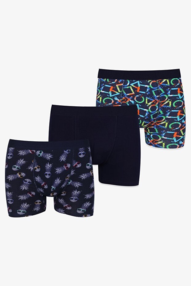 Men's 3-Piece Cotton Lycra Boxers