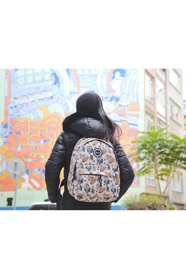 Cute Fox Outdoor Backpack - 5