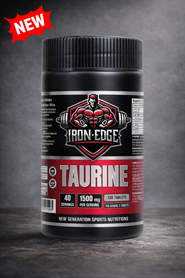 IRON EDGE Taurine 500 Mg 120 Tablet (Per Servıngs 1500 Mg) 40 Servis