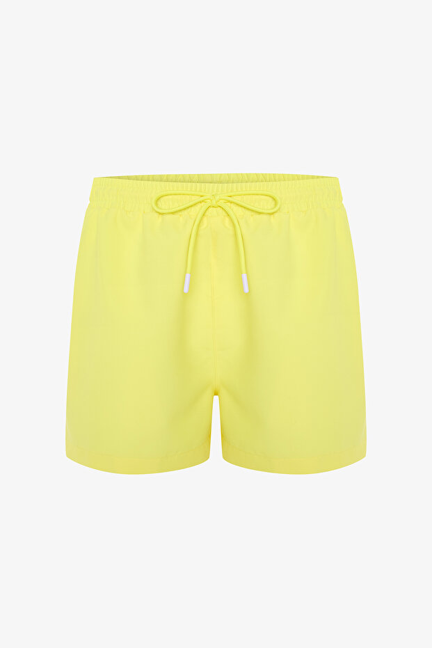 Sarı Erkek Şort Mayo - 1