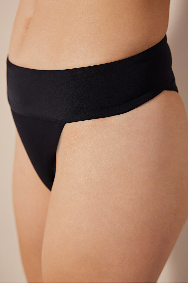 Basic Belt Siyah Bikini Altı - 4