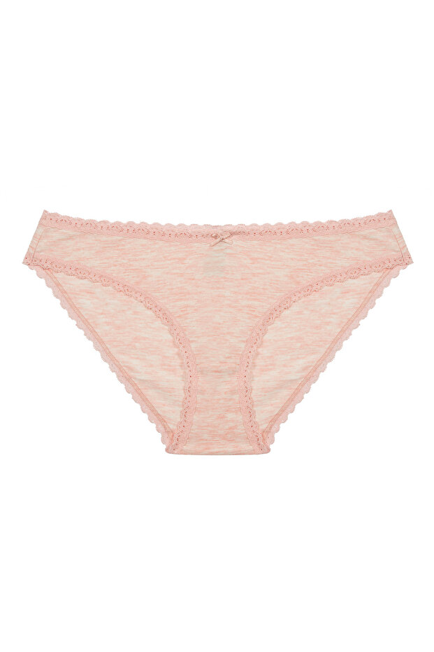 Napi csipke 3 részes pamut bézs bugyi - 4