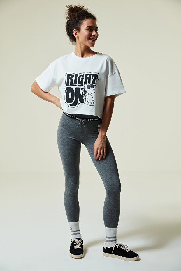 Snoopy Printed Tayt - 3