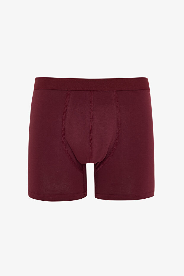 Erkek Pamuklu Basic Çok Renkli 3'lü Boxer - 4