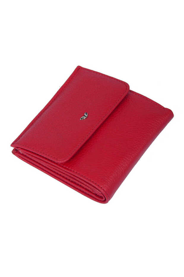 Red Genuine Leather Women's Wallet - S1Cb00005627-B68