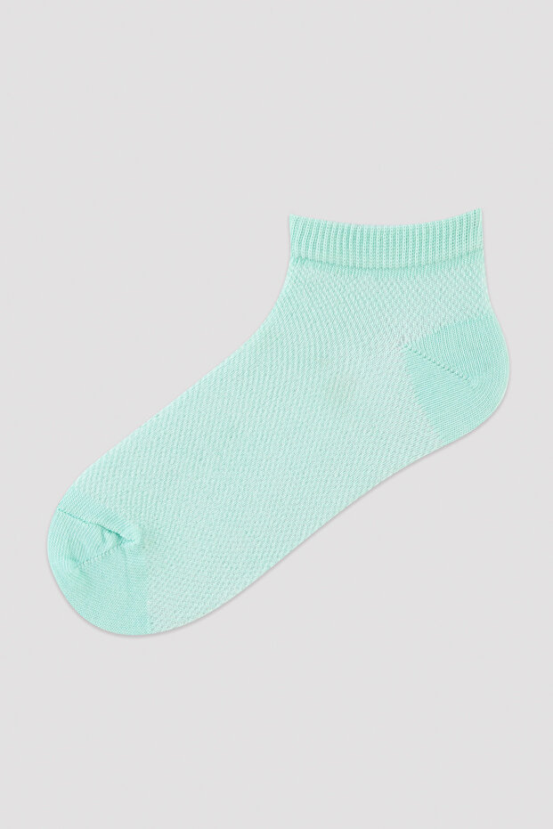 Kız Çocuk Basic Renkli 4lü Patik Çorap - 5