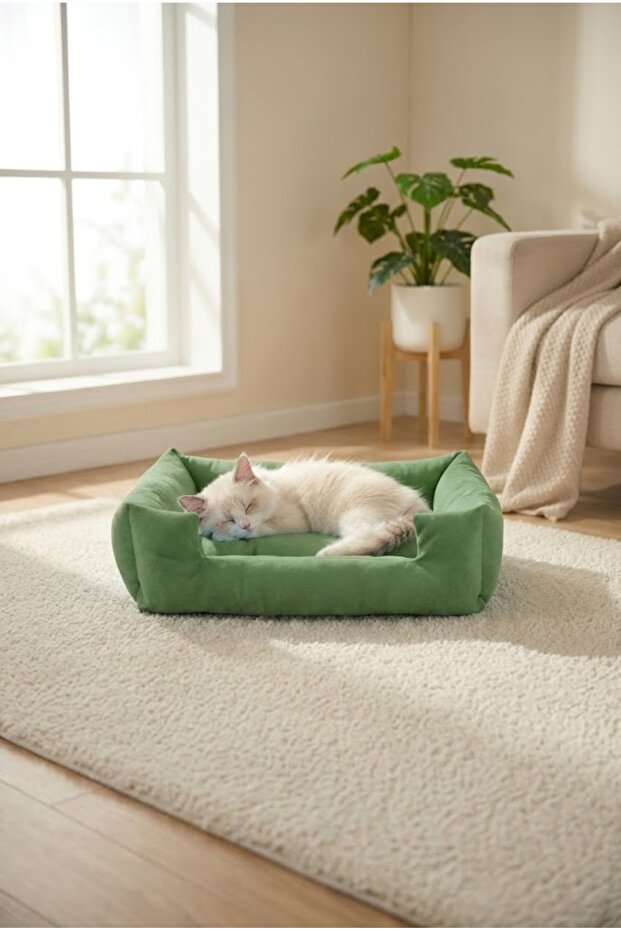 Soho Ultra Yumuşak Kedi ve Köpek Yatağı Elyaf Dolgu - 7